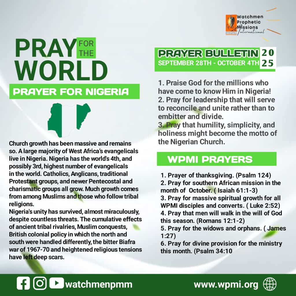 pray for the world wpmi